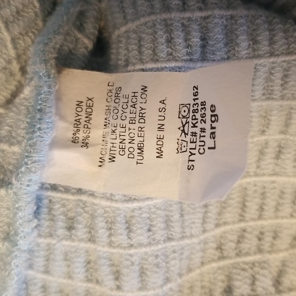 Blue Buttercup Light Blue Longsleeve Square Neck Jumpsuit - Picture 13 of 14